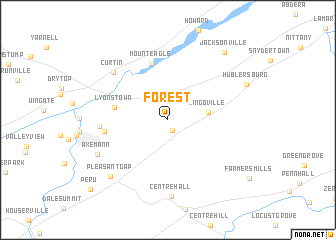 map of Forest