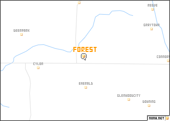 map of Forest