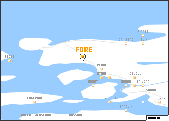 map of Fore