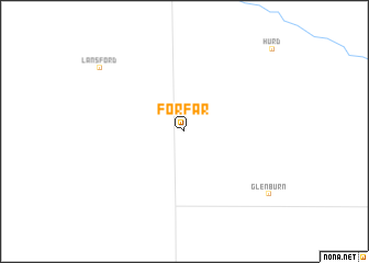 map of Forfar