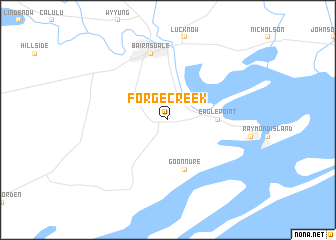 map of Forge Creek