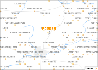 map of Forges