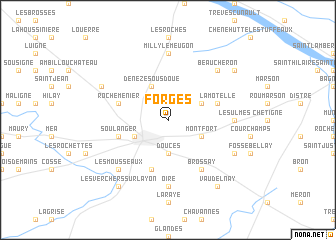 map of Forges