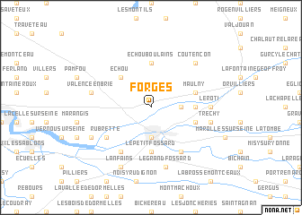 map of Forges