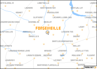 map of Forgevieille