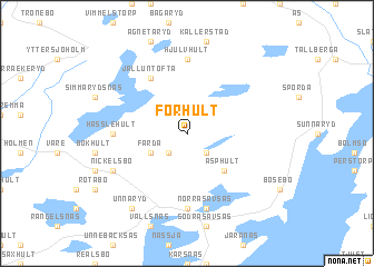 map of Förhult