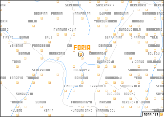 map of Foria