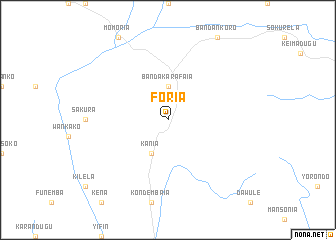 map of Foria