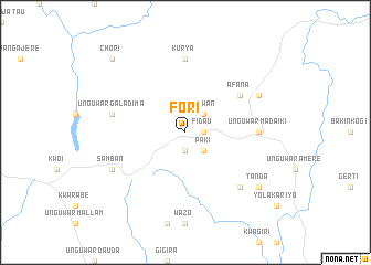 map of Fori
