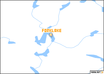 map of ((Fork Lake))