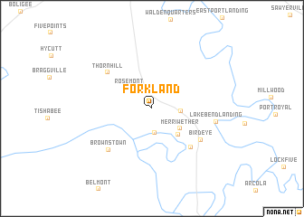 map of Forkland