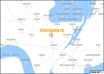 map of Forkoumaye