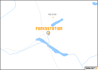 map of Forks Station