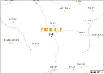 map of Forkville