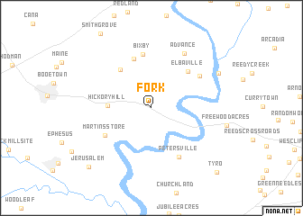 map of Fork