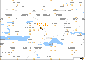 map of Forlev
