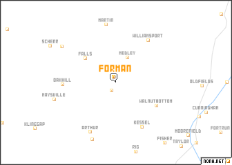 map of Forman