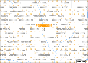 map of Formigais