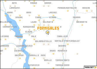 map of Formigales