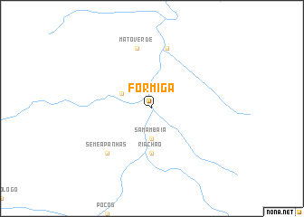 map of Formiga