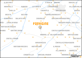 map of Formigine