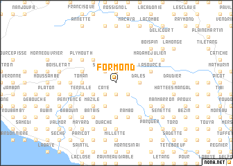 map of Formond