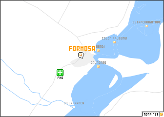 map of Formosa