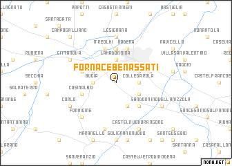 map of Fornace Benassati