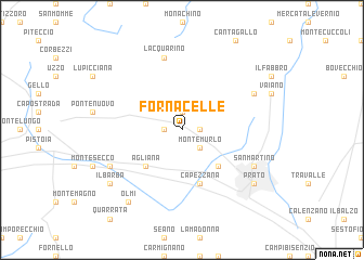 map of Fornacelle