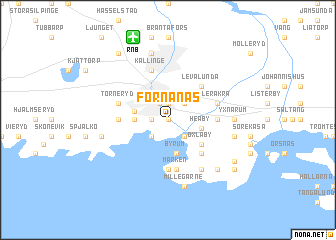 map of Fornanäs