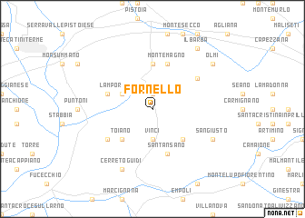 map of Fornello