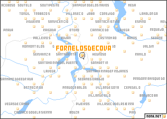 map of Fornelos de Cova