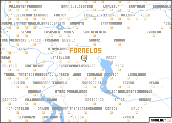 map of Fornelos