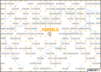 map of Fornelo