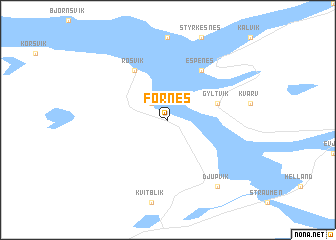 map of Fornes