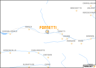 map of Fornetti