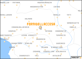 map of Forni dellʼAccesa