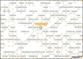 map of Fornos