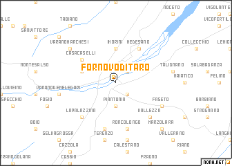 map of Fornovo di Taro