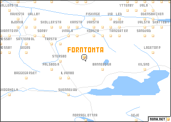 map of Forntomta