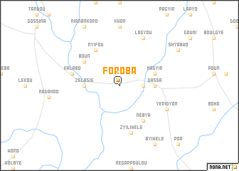 map of Foroba