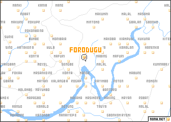 map of Forodugu