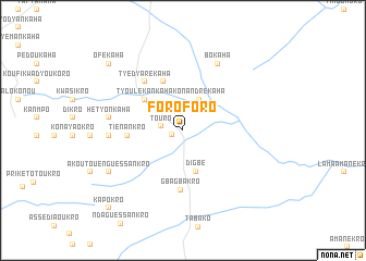 map of Foro Foro