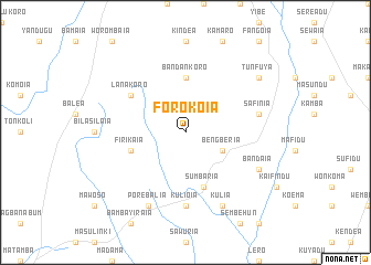 map of Forokoia