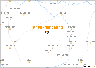 map of Forokounadaga