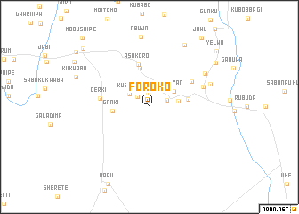map of Foroko