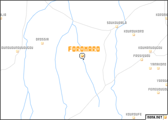 map of Foromaro