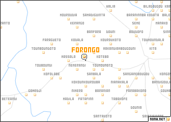 map of Forongo