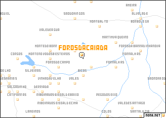 map of Foros da Caiada