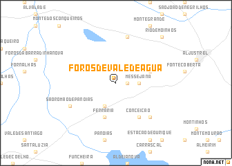 map of Foros de Vale de Água